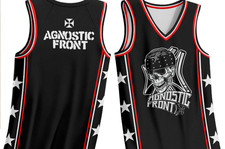 HOT SALE Agnostic Front BAND basketball Jersey All sizes JM2005 picture