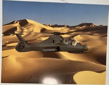 Vintage Sikorsky RAH-66 Comanche Helicopter Poster Dessert 8x10 Print Info picture