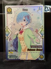 Union Arena - Re:ZERO - Rem Release Event WINNER - UEPR/REZ-1-014 Foil (Sealed) picture