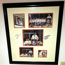 Anthony Munoz Signed Framed HOF 98 Photo Collage Autograph Inscribed #78 Bengals picture