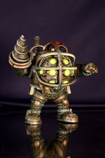 Custom Patina Funko Pop Super 6in BioShock  Bouncer Big Daddy #1145 JxDT Glow picture