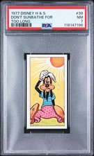 1977 DISNEY HEALTH & SAFETY TOO LONG #39 DON'T SUNBATHE FOR PSA 7 Pop 3 picture