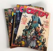 CREEPY  Comics Lot Of 6.  63,77,,87,95,108,119 Covers may be loose picture