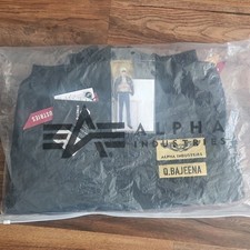STRICT-G ALPHA Gundam Z MA-1 Jacket Quattro Bajeena (SIZE M) plus Acrylic statue picture