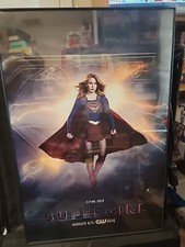 SUPERGIRL Flying Solo Framed 12x18 CW TV Poster  picture