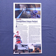 2005 TimeSplitters Future Perfect Vintage Magazine Preview Article Clipping Y2K picture
