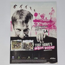 Tony Hawk's American Wasteland Xbox 360 GameCube Skating Print Ad/Poster picture