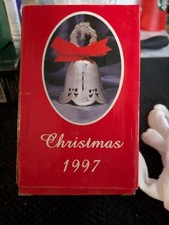 Christmas Silver Plated Engraved Bell 1997 International Silver Company  picture