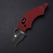 Spyderco Dodo Exclusive - Red G10 / Black 4V Blade picture