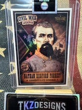 2026 Tkzdesigns CivilWar Legends Nathan Bedford Forrest ArtistSigned TradingCard picture