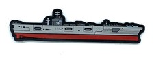 CVN-70 USS Carl Vinson PVC Patch, 6x1.5 inch with Hook and Loop picture
