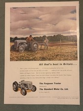 1952 Original Vintage Print Ad: Ferguson Tractor / Standard Motor Co Coventry picture