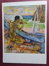 Postcard Paul Gauguin the poor fisherman VEB E. A. Sailor picture