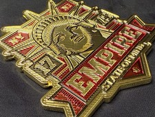 Empire 250 Anniversary Challenge Coin BIG LARGE XXL Gold picture