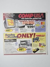 CompUSA Labor Day 1999 Circular Final Fantasy VIII Sega Dreamcast Apple iMac picture