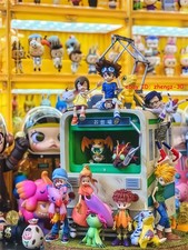 H40CM Digimon Adventure Family Figure GK Statue Model Collectibles Ornament Gift picture