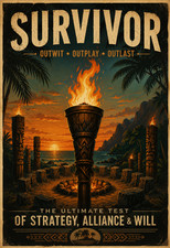 Survivor Inspired Tribal Council Print Poster 13x19 – Outwit Outplay Outlast picture