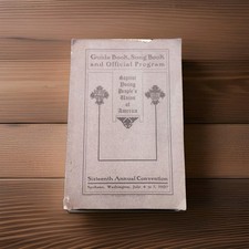 1907 Spokane WA Baptist Convention Program Guide Song Book Maxwell Car Ad Rare picture