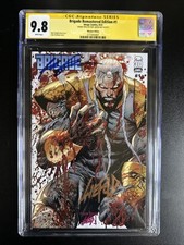 Brigade #1 Remastered CGC 9.8 SS - Battle Damage Signed Twice By Rob Liefeld NM+ picture