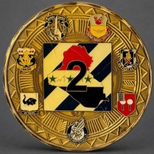 3rd Infantry Division 2nd BCT OIF III 2005 Spartan Challenge Coin Iraq picture