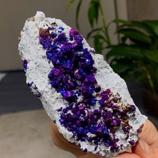405G Rare Natural Beautiful Colorful Bornite Raw Mineral Specimen Healing picture