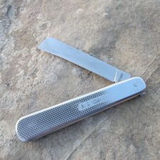 COOPER CUTLERY KNIVES USA BIG CHIEF STAINLESS STEEL DIVERS FOLDING KNIFE picture