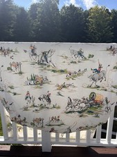 AMAZING VTG Western/Cowboy Joe Boxer Home TWIN Fitted Sheet - Retro Graphics picture