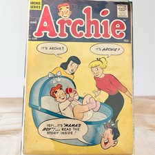 Archie #110 1960 Lower Grade Copy / Bagged & Boarded / Mama’s Boy Archie as Baby picture