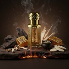 Leather Oud | Arabian Perfume Oil Attar Pure Uncut Intense Luxury Fragrance 12ml picture