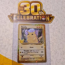 30th Anniversary Pikachu CLASSIC Collection Gold Border Holo 58/102 NM picture