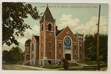 Postcard, First N.E. Church, Oklahoma City, Oklahoma, early 1900s picture