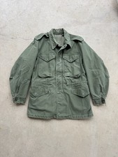 1963 Vtg US Army OG-107 Sateen Field Jacket SMALL REGULAR 1960s pre m65 picture