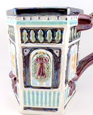 Youngs Heartfelt Kitchen Creations Iridescent Hexagonal Large Christmas Mug 20oz picture