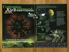 Cyberstorm 2: Corporate Wars PC 1998 Print Ad/Poster Official Big Box Promo Art picture