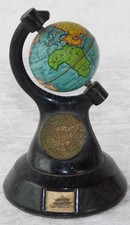 Antique 1933 Chicago Worlds Fair Exposition Germany Miniature Spinning Tin Globe picture