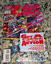 Force Works #5 Polybag w Marvel Action Hour Preview & Acetate Print 1994 NM picture