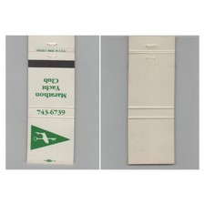 Matchbook Cover Marathon Yacht Club Marathon FL picture