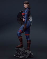 Captain Carter  Resin Sculpture Statue Model Kit  Marvel Unpainted/Unassembled picture