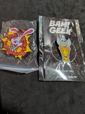 ZOBIE/BAM BOX ENAMEL PIN LOT WHO FRAMED ROGER RABBIT #189/200 +BULLET PIN picture