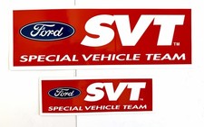 2 Ford SVT Racing Vinyl Decals - OEM - Original Print 13