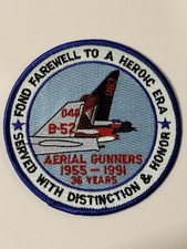 Authentic USAF B-52 Stratofortress Aerial Gunners 1966-1991 Farewell Patch picture