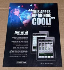 STEVE VAI - Jammit App - 2011 Print Advertisement picture