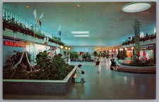 Westland MI Westland Center West Court Shopping Mall Interior c1965 Postcard picture