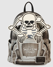 NWT Sealed Loungefly Disney The Skeleton Dance 95th Glow Mini Backpack picture