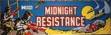 Midnight Resistance Arcade Marquee 26