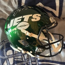 GARRETT WILSON /AARON RODGERS signed NEW YORK JETS FULL SIZE AUTHENTIC  HELMET picture