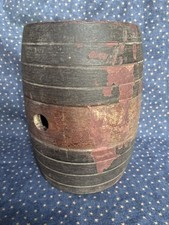 Revolutionary War Era Canteen or Keg. Original Paint Surface picture