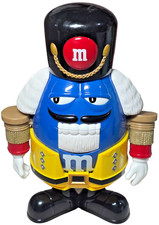 M&M Blue Candy Character Nutcracker Themed Collectible M&M Candy Dispenser. picture