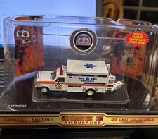 Code 3 FDNY Ford F-350 Ambulance New York City pre-merger 12106 New With Sleeve picture