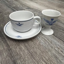 Italian Air Force Demitasse cup & saucer porcelain Tognana & Egg Cup EUC picture